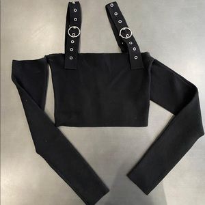 Forever 21 Black Crop Top